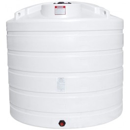 1550 Gallon Enduraplas Natural White Vertical Storage Tank
