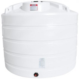 1650 Gallon Enduraplas Natural White Vertical Storage Tank