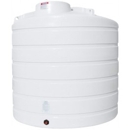 2000 Gallon Enduraplas Natural White Vertical Storage Tank