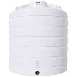 3100 Gallon Enduraplas Natural White Vertical Storage Tank
