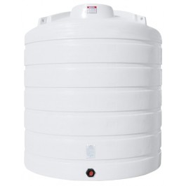 4000 Gallon Enduraplas Natural White Vertical Storage Tank