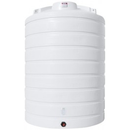 5000 Gallon Enduraplas Natural White Vertical Storage Tank
