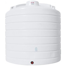 6250 Gallon Enduraplas Natural White Vertical Storage Tank