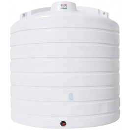 8000 Gallon Enduraplas Natural White Vertical Storage Tank