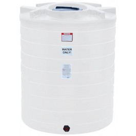 870 Gallon Enduraplas Natural White Vertical Storage Tank