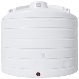 7011 Gallon Enduraplas Natural White Vertical Storage Tank