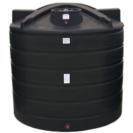 2000 Gallon Enduraplas Black Vertical Water Tank