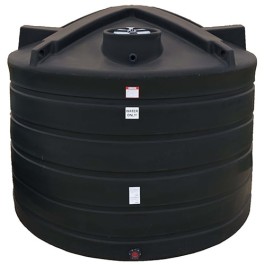 6011 Gallon Enduraplas Black Vertical Water Tank