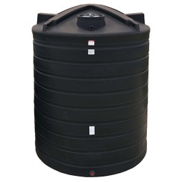 10000 Gallon Enduraplas Black Vertical Water Tank