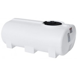 300 Gallon Enduraplas Natural White Horizontal Leg Tank w/Sump