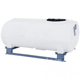 400 Gallon Horizontal Sump Bottom Leg Tank w/ Frame