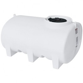 500 Gallon Enduraplas Natural White Horizontal Leg Tank w/Sump is a versatile and durable storage solution for a variety of liquids.