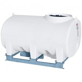 800 Gallon Horizontal Sump Bottom Leg Tank w/ Frame