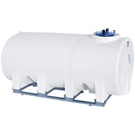 1600 Gallon Horizontal Sump Bottom Leg Tank w/ Frame