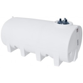 1600 Gallon Enduraplas Natural White Horizontal Leg Tank w/Sump