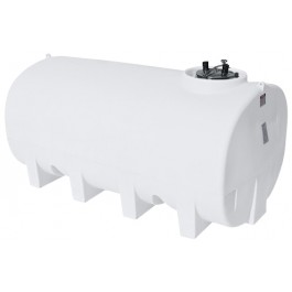 1900 Gallon Enduraplas Natural White Horizontal Leg Tank w/Sump