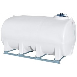 2800 Gallon Horizontal Sump Bottom Leg Tank w/ Frame