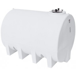 3000 Gallon Enduraplas Natural White Horizontal Leg Tank w/Sump