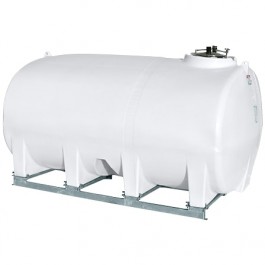 3200 Gallon Horizontal Sump Bottom Leg Tank w/ Frame