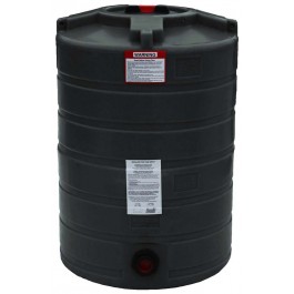 100 Gallon Enduraplas Black Vertical Water Tank