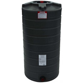 150 Gallon Enduraplas Black Vertical Water Tank