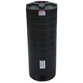 200 Gallon Enduraplas Black Vertical Water Tank