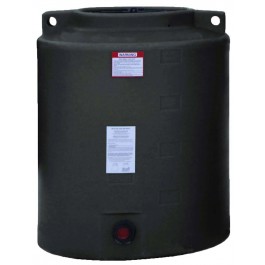 210 Gallon Enduraplas Black Vertical Water Tank