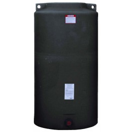 340 Gallon Enduraplas Black Vertical Water Tank