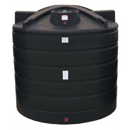 5050 Gallon Enduraplas Black Vertical Water Tank