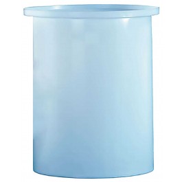 5 Gallon PP Ronco White Cylindrical Open Top Tank
