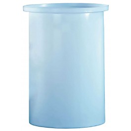 6 Gallon PE Ronco White Cylindrical Open Top Tank