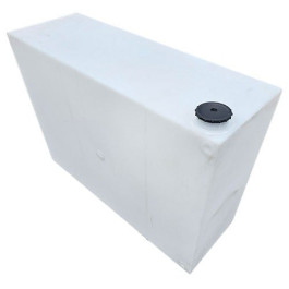 100 Gallon Ronco White Low Profile Transport Tank