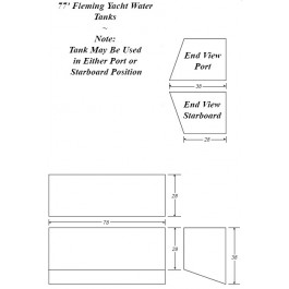 280 Gallon Marine Holding Tank