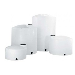 50 Gallon Ronco White Vertical Storage Tank