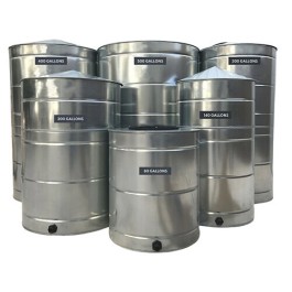 200 Gallon Texas Metal Tanks Steel Vertical Water Tank
