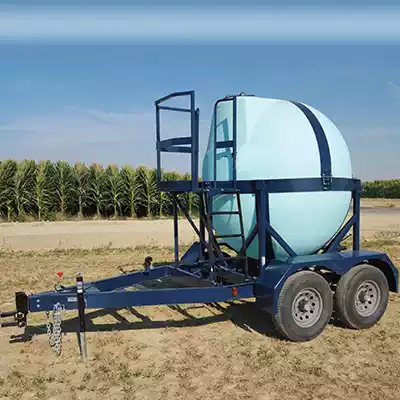 Fertilizer tender trailer