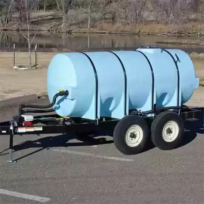 Black Mobile Water Trailer