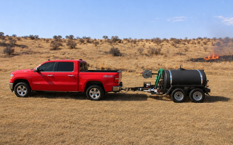 Ranch fire readiness water trailer