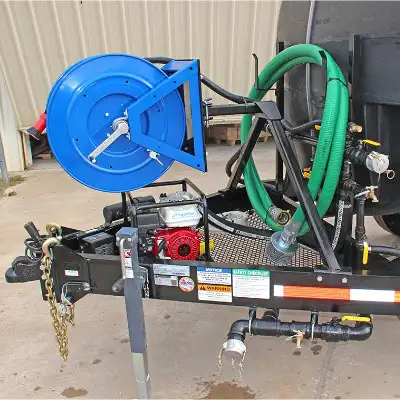 Engine of a nurse trailer