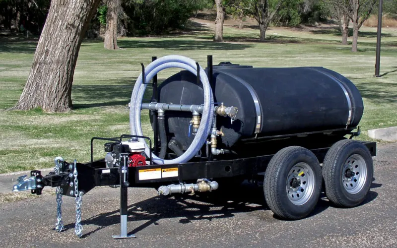550 gallon potable water tank trailer for municipal outage staging