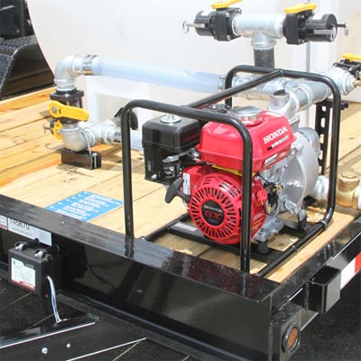 500 Gallon Water Trailer Honda Engine