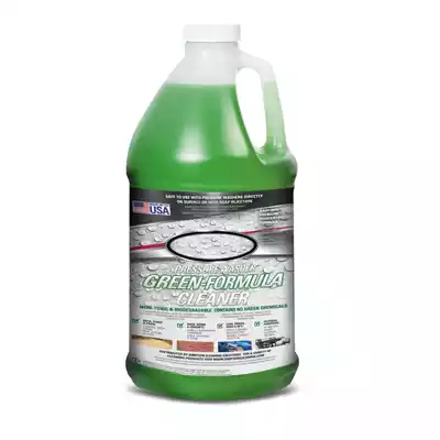 Green formula cleaner for pressure washers