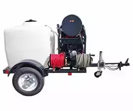 Hot Water Pressure Washer Trailer System