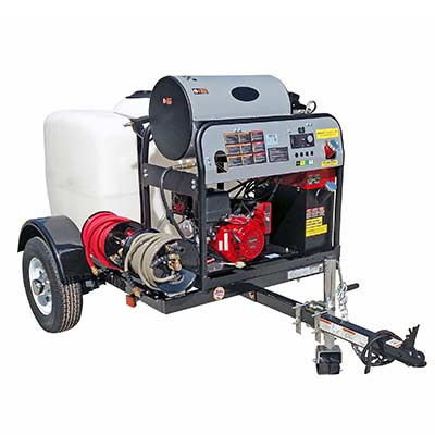Hot water pressure washer trailer  95005