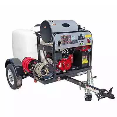 Hot Water Pressure Washer Trailer System