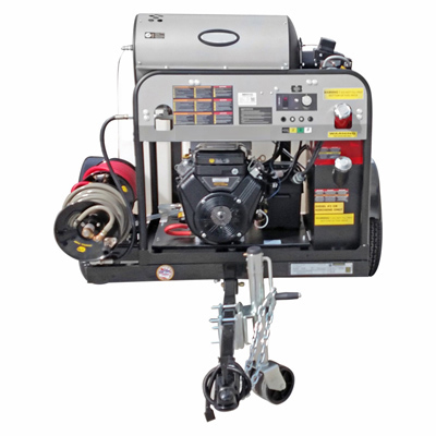 Hot water pressure washer trailer 95006