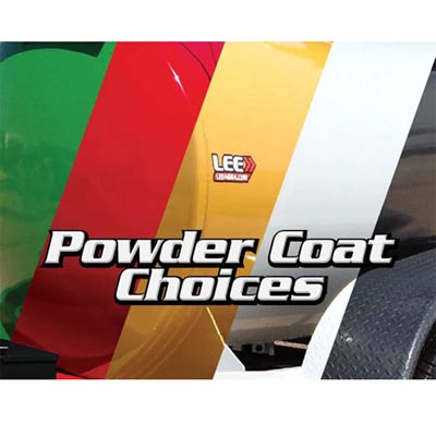DOT Fuel Trailer Powder Coat Finish