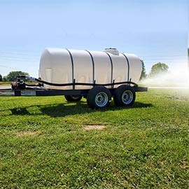 One Clarion water trailer