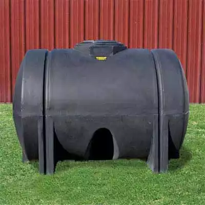 black horizontal leg tank