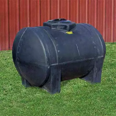 black poly leg tank